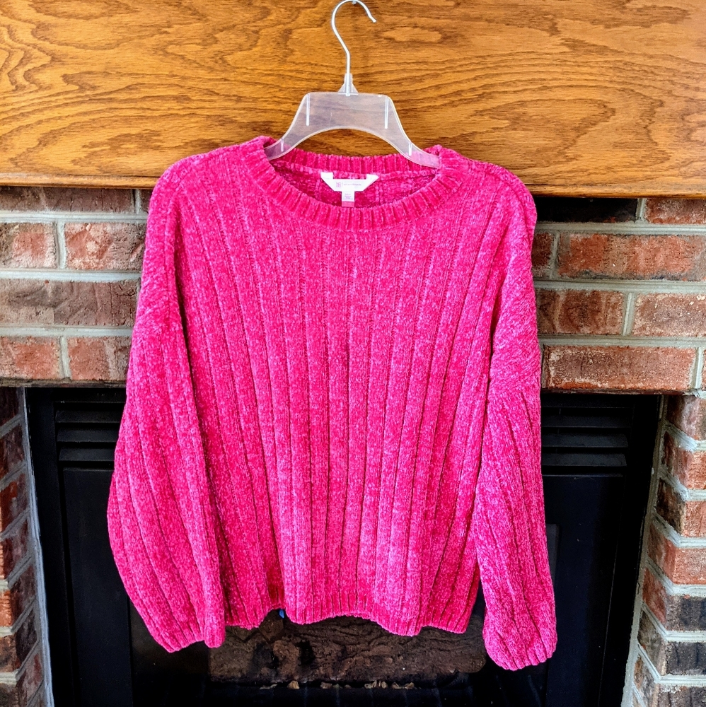 No boundaries super soft pink super soft 3/4 sleeve sweater size XL